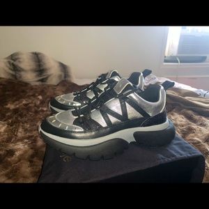 Maje Luxury Holo Sneakers